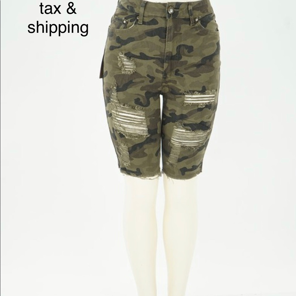 Camo Bermuda Shorts